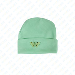 Newborn Baby Soft Cotton Cap Green