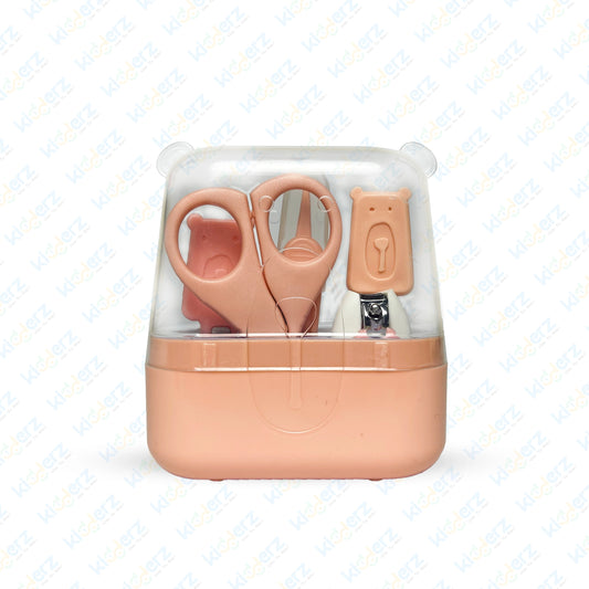5-Pieces Baby Moo Peach Grooming Portable Kit | Baby Care Essentials