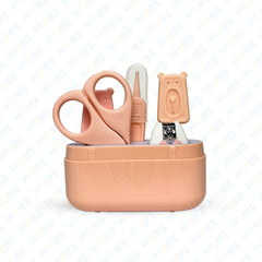 5-Pieces Baby Moo Peach Grooming Portable Kit | Baby Care Essentials