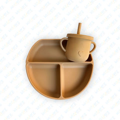 Silicone Suction Plate | Baby Divided Tableware Plate