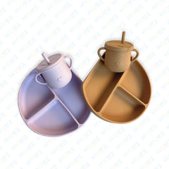Silicone Suction Plate | Baby Divided Tableware Plate