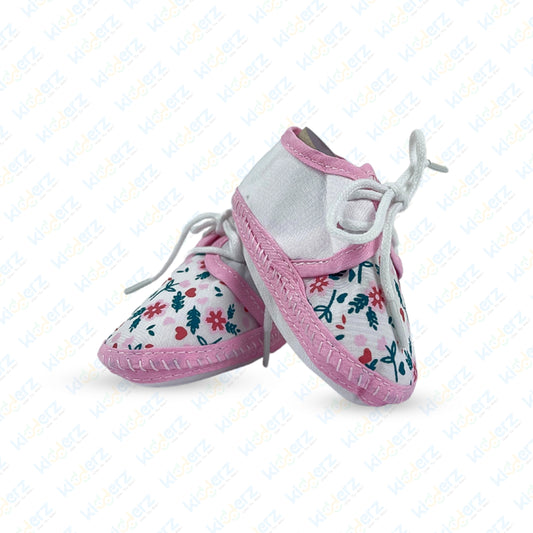 Printed Fabric Booties with playful designs