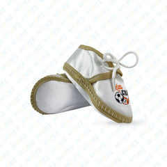 Printed Fabric Booties with playful designs