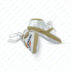 Printed Fabric Booties with playful designs