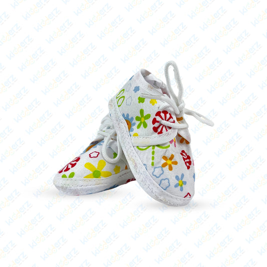 Printed Fabric Booties with playful designs