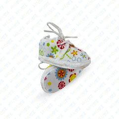 Printed Fabric Booties with playful designs