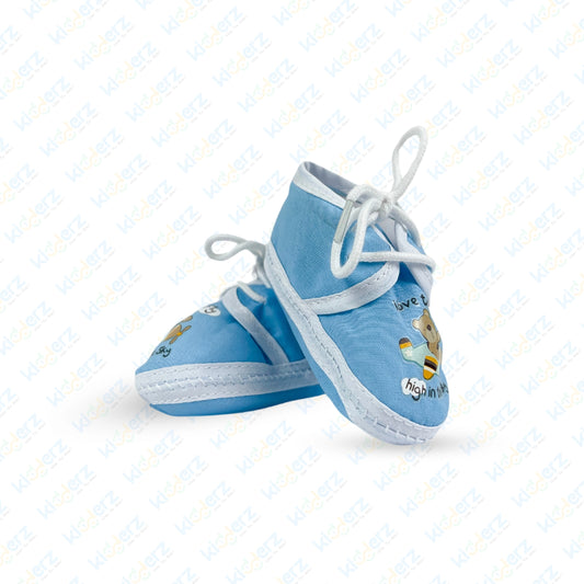 Printed Fabric Booties with playful designs