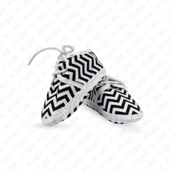 Printed Fabric Booties with playful designs