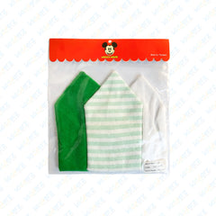 Pack of 3 Unisex Soft Cotton Face Towels | Baby Handkerchief | Wash clothes