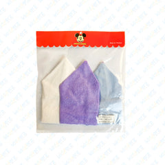 Pack of 3 Unisex Soft Cotton Face Towels | Baby Handkerchief | Wash clothes