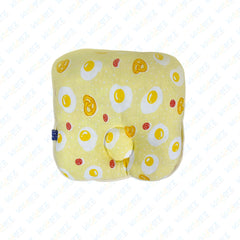 Egg Shaped Head Shaping Pillow | Soft Plush Pillow (Yellow)