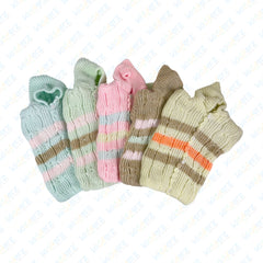 Baby Woolen Hooded Knitted Suit - Winter