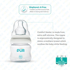 PUR Anti-Colic Baby Feeder | Doctor’s Recommended Feeding Bottle 60ml/2oz