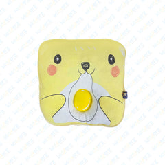 Egg Shaped Head Shaping Pillow | Soft Plush Pillow (Yellow)