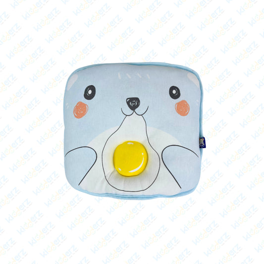 Egg Shaped Head Shaping Pillow | Soft Plush Pillow (Blue)