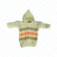 Baby Woolen Hooded Knitted Suit - Winter