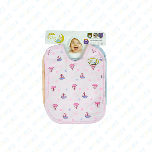 Pack of 3 Cotton Bibs – Large Size | Best Bibs in Pakistan