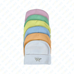 Newborn Baby Soft Cotton Cap Pink