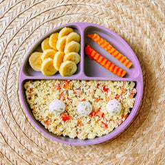 Silicone Suction Plate | Baby Divided Tableware Plate