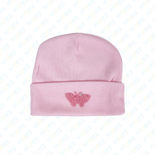 Newborn Baby Soft Cotton Cap Pink