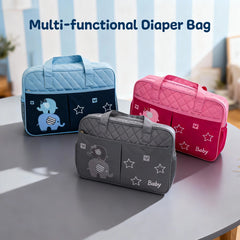 Multi-Purpose Baby Diaper Bag (Waterproof) - Blue