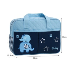 Multi-Purpose Baby Diaper Bag (Waterproof) - Blue