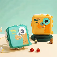 Super Dino Lunch Box 2 Layer Stainless Steel Lunch Box (Green)