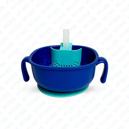 3 in 1 Portable Feeding Set | Snack Bowl with Handle, Silicone Straw, Lid & Detachable Suction Cup
