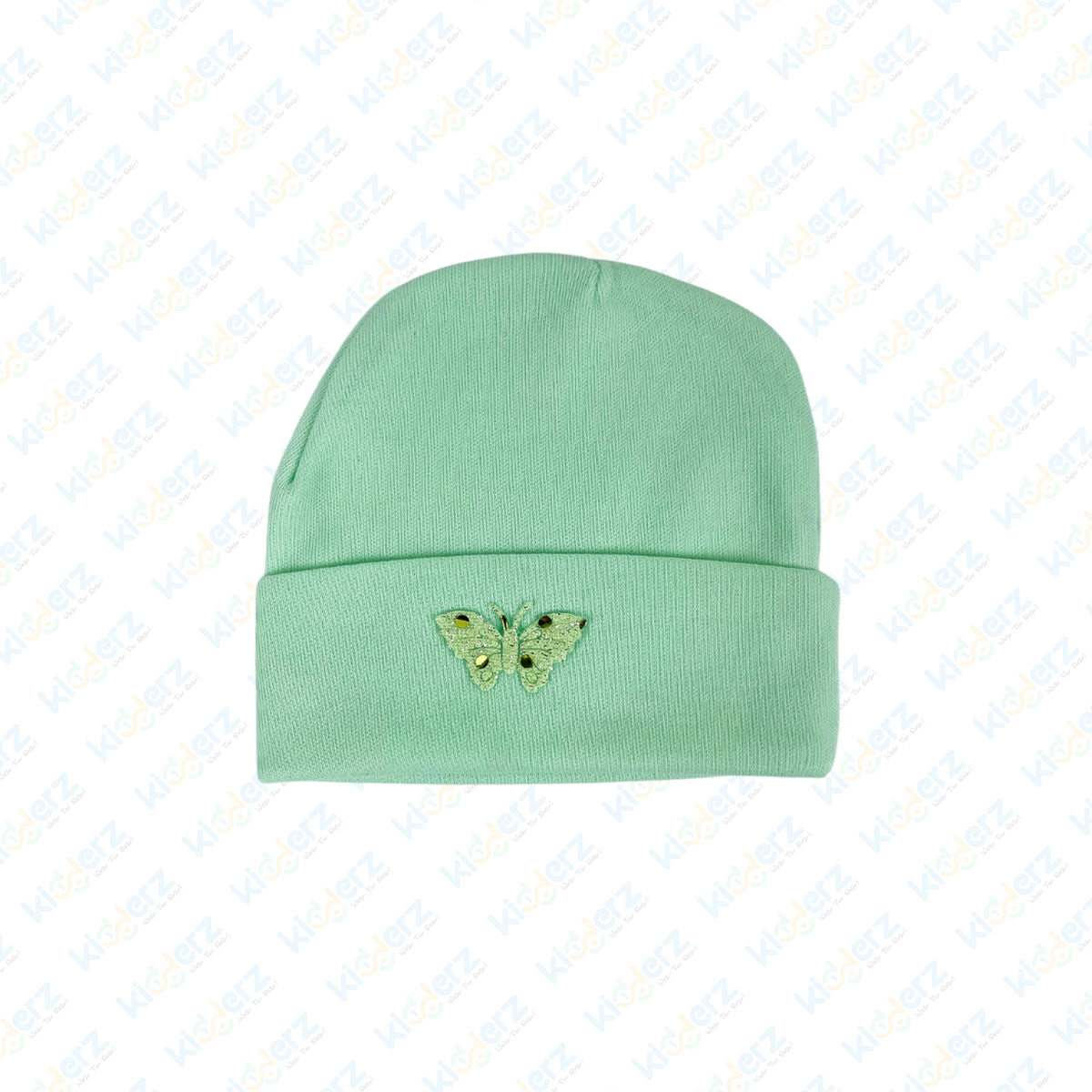 Newborn Baby Soft Cotton Cap Green