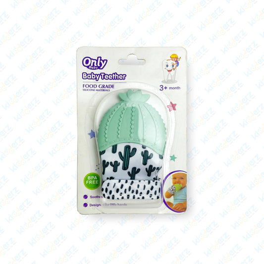 Baby Teether Glove - 100% Food Grade Silicone Teether for Babies (3M+)