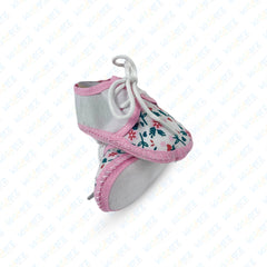 Printed Fabric Booties with playful designs