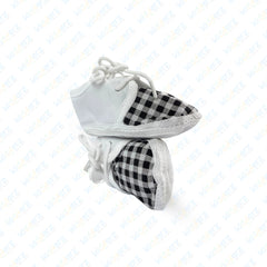 Printed Fabric Booties with playful designs