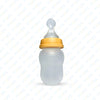 Silicon Baby Feeding Spoon Bottle | Portable Food Dispensing Weaning Feeder 330ml